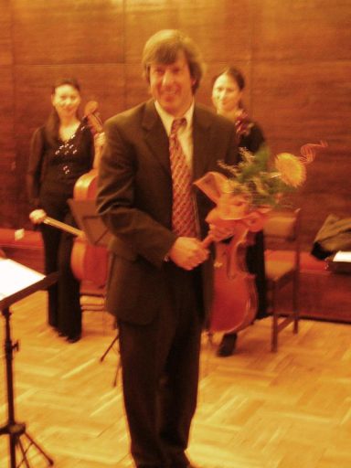 Applause after 1st Performance of "La Modella" for Strings