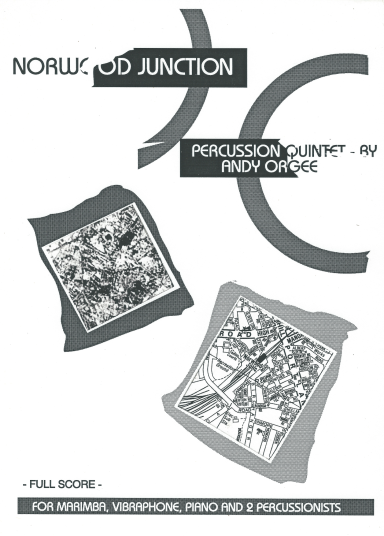 Cover of Score for "Norwood Junction" for Percussion Quintet 1993