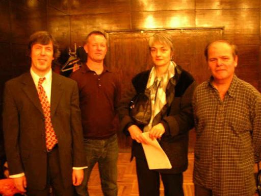Group Photo at the end of the Concert Performance of Dance Music for Strings 2006